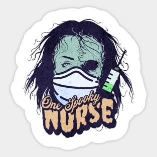 One Spooky Nurse Sticker